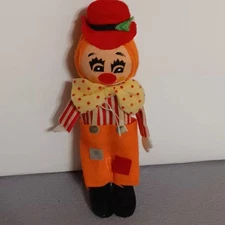 Vintage Dakin & Co Clown Doll 6" Tall