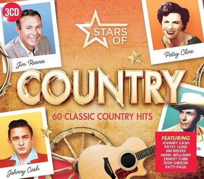 Stars Of Country ~ NEW SEALED 3 CD BOX SET 60 Classic Vintage Country Hits