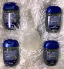 BATH & BODY WORKS DISNEY PRINCESS SNOW WHITE HAND SANITIZER SET OF 4 FREE HOLDER