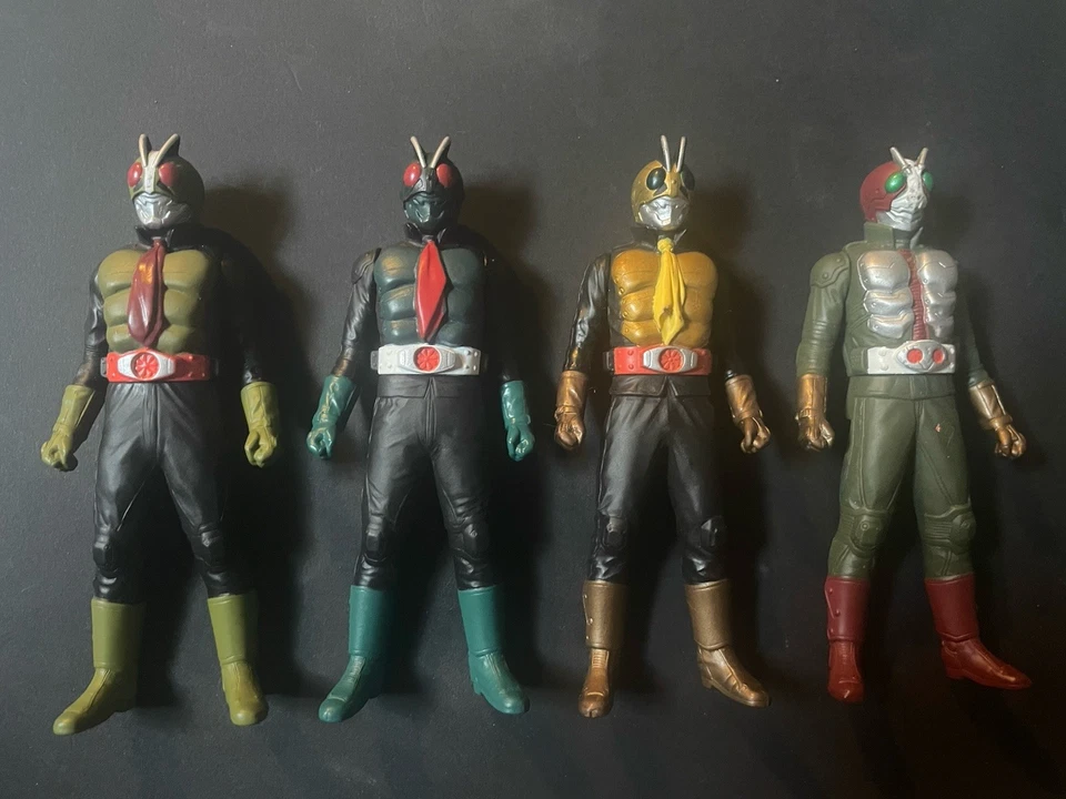 Bandai Soft Vinyl Hero/Mini Sofubi Kamen Rider The Next Set Of 4  (11cm) - Image 2 of 2