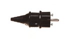 Universal plug 16A 3P 230V IP44 Schuko black 10754 MEN10754 /T2UK