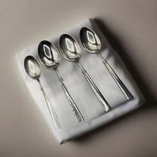 Oneida USA EASTON Stainless Flatware 3 Soup Spoons/tablespoon + 1 Teaspoons