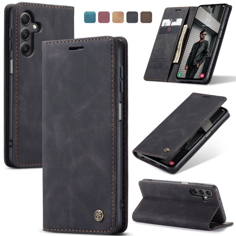 For Samsung Galaxy A15 13 35 Magnetic Leather Flip Stand Cover Phone Wallet Case