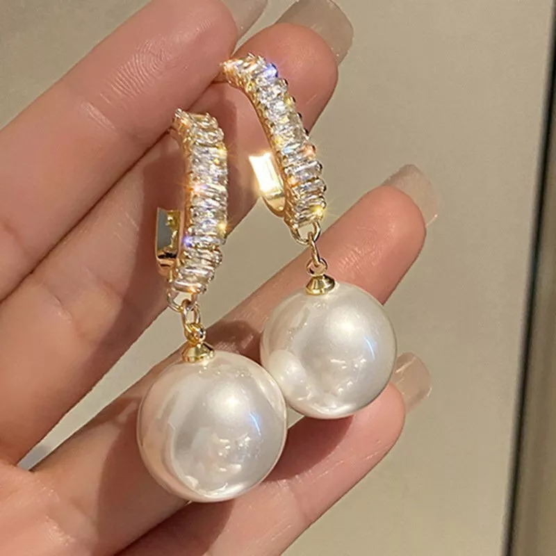 Good pearl earrings sale