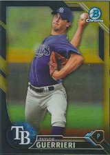 Taylor Guerrieri 2016 Bowman Chrome Black Gold parallel insert RC rookie card
