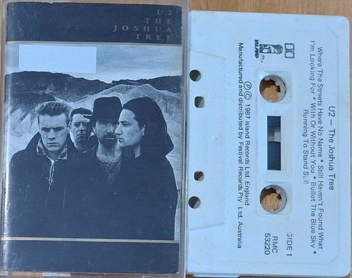 U2 - The Joshua Tree 1987 Aussie 11 Track Cassette EX