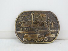 Vintage Belt Buckle - Gulf Gas Truck in Calgary by Century Canada - Adult Buckle