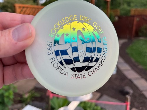 1993 Rockledge Florida Rare GLOW PDGA New Mini Disc Golf Innova Ontario #810 - Picture 7 of 17