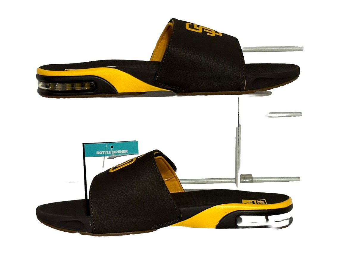 球団公認【パドレス】San Diego Padres Bottle Opener Sandal Men's San Diego Padres REEF Fanning Bottle Opener Sandals