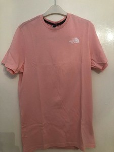 North Face Men S Short Sleeve T Shirt Size S Pink Ebay