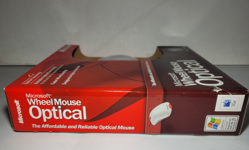 Microsoft Wheel Mouse Optical USB PS/2 - D66-00029 New Old Stock - Picture 3 of 6