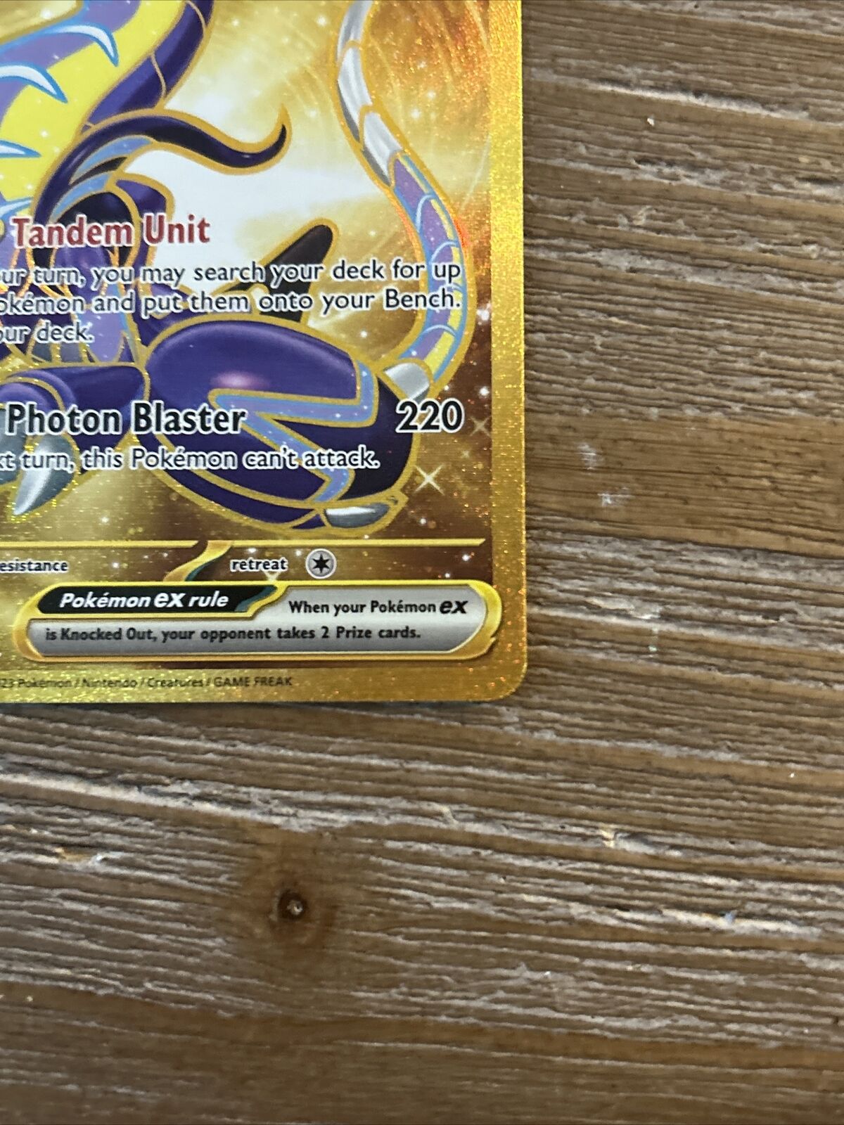 Pokemon - Miraidon ex 253/198 - Scarlet & Violet - Secret Rare - Gold Holo  Foil