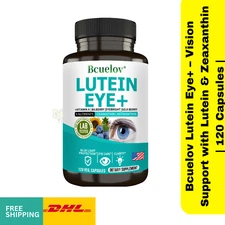 Bcuelov Lutein Eye+ – Vision Support with Lutein & Zeaxanthin | 120 Capsules