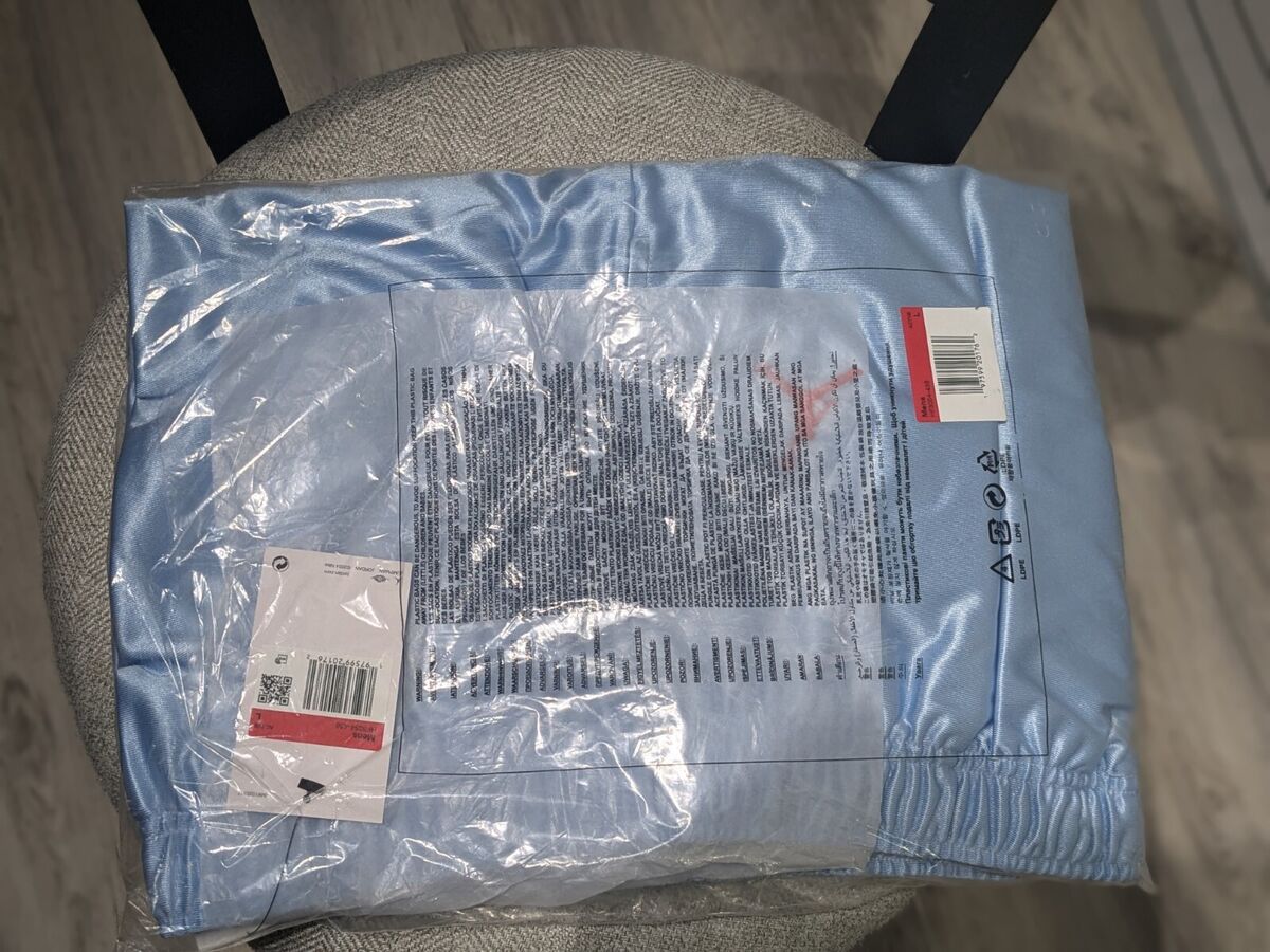 SUPREME X JORDAN WARM UP SHORT Light Blue Short Size Large SUPREME X JORDAN WARM UP SHORT Light Blue Short Size Large