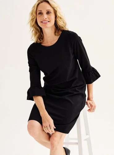 Women’s Croft & Barrow Bell Sleeve Dress SZ Small