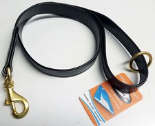 NEW biothane 3 ft dog leash, brass clip, Amish made SUPERIOR quality lead