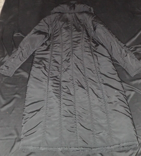 CAPPOTTO DONNA L JAQUES VERDE NERO VINTAGE PETTO 44" 112cm - Foto 3 di 3