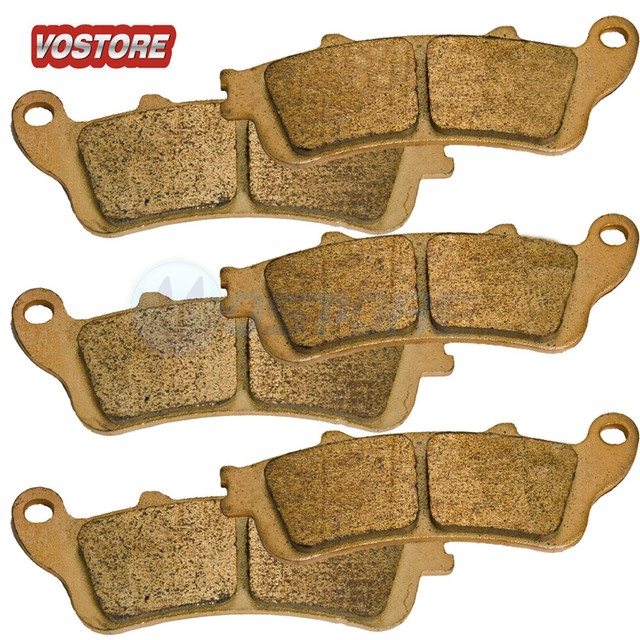 F+R Sintered Brake Pads Fit 20012017 Honda GL 1800 1800A ABS Goldwing