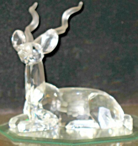 Swarovski crystal "Inspiration Africa"1993-1995, Kudo, Lion, Elephant + SCS swan - Bild 4 von 6