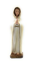 Statue Von Maria Rosa Mystica Hoch 21 Cm Aus Marmorstaub. Rosa Mystica Statue