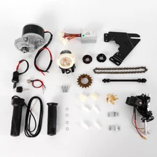 Electric Bicycle Mid-Drive Motor Conversion Kit Refit E-bike Parts 24V 250W