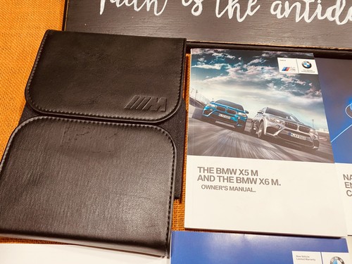 💥💥 2018 BMW X5M X6M OWNERS MANUAL +NAVI INFO X5 M X6 M (WAS SEALED) +MRSP 💥💥 - Picture 2 of 11