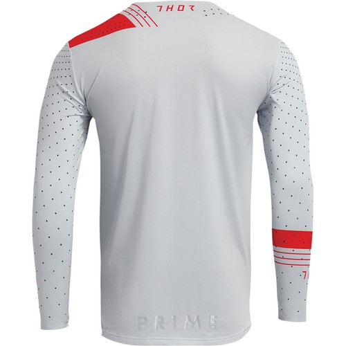 THOR PRIME MOTOCROSS MX JERSEY - STRIKE WHITE PURPLE GREY BLACK RED BLUE - Picture 3 of 9