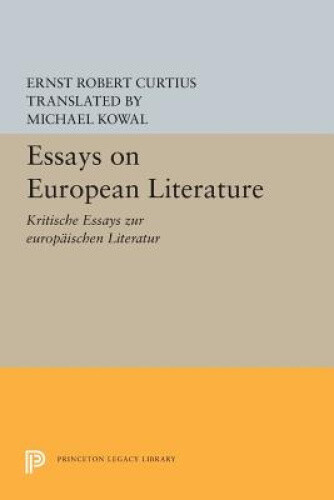 Thumbnail - Essays On European Literature (princeton Legacy Library) By Ernst