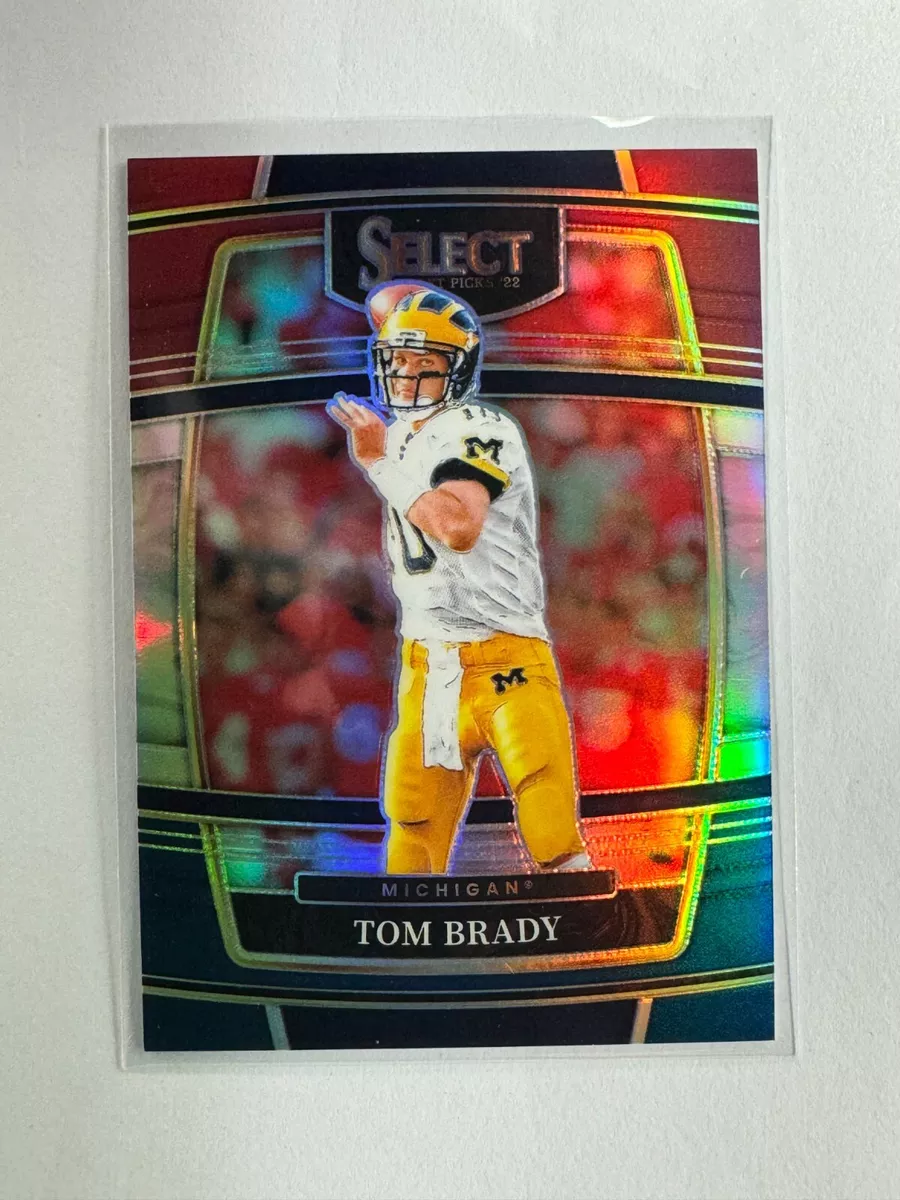 Tom Brady 2022 Panini Select Draft Picks Concourse Tri Color 199 32