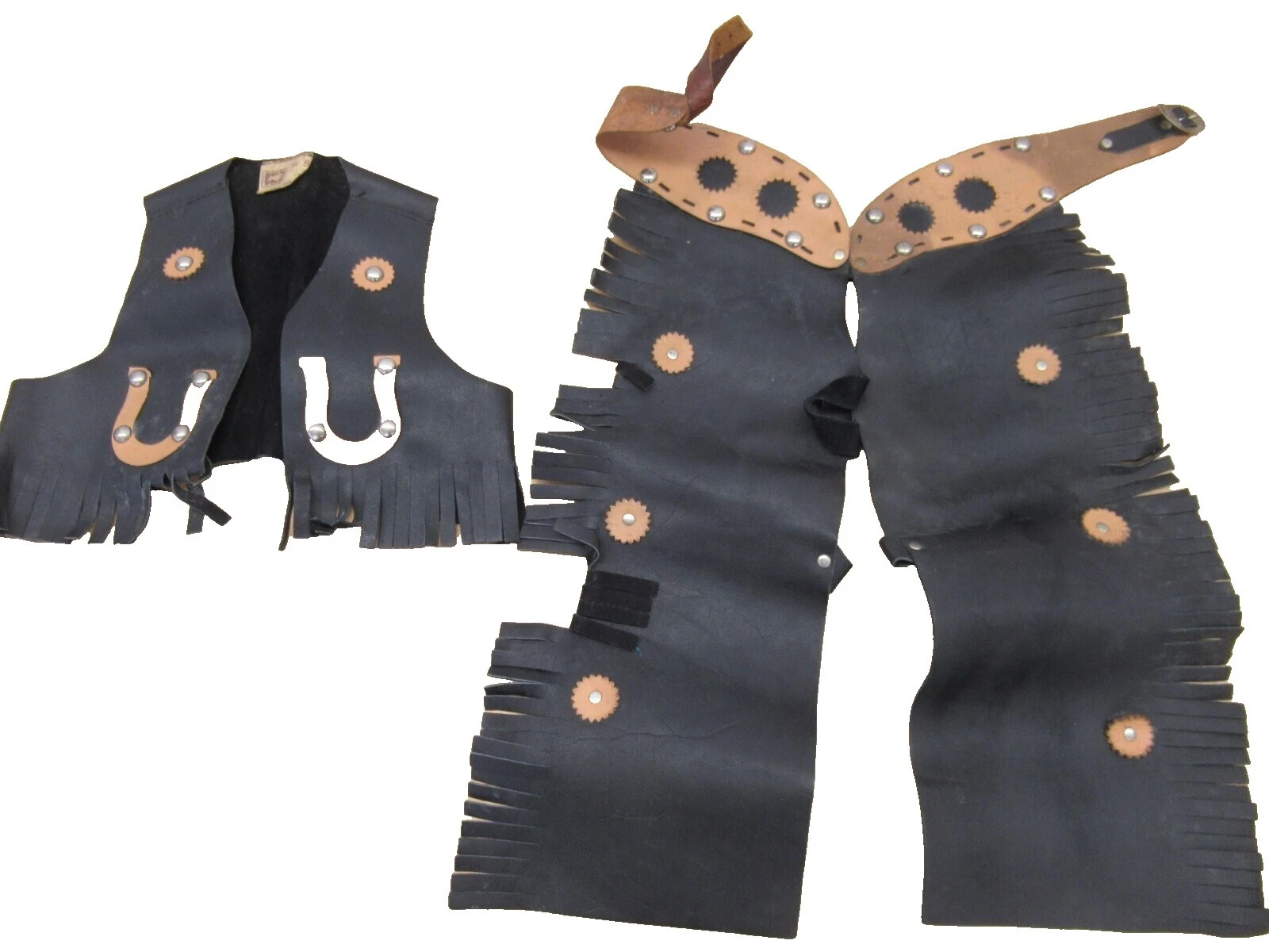 Leather Original Vintage Outfit Sets for Children