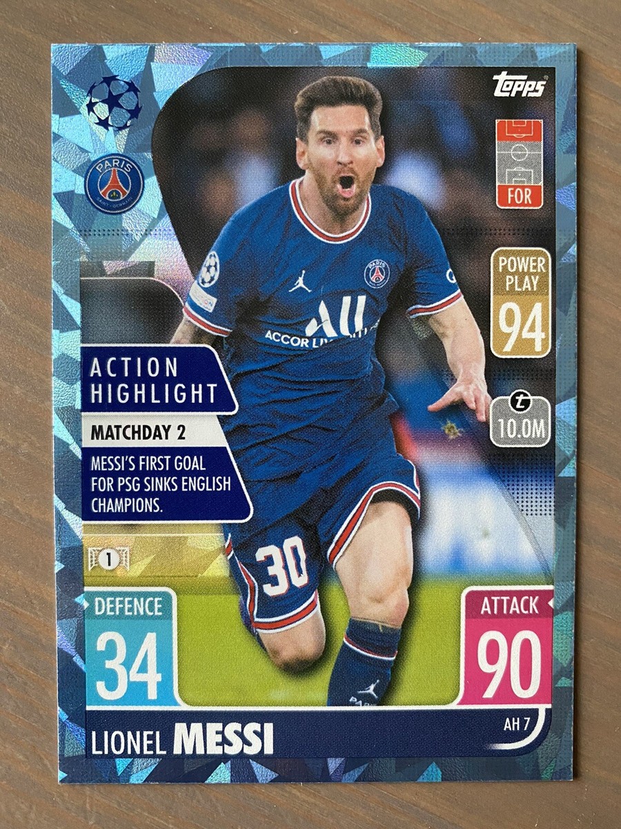 Topps Match Attax Extra 2021/22 Crystal Parallel Lionel