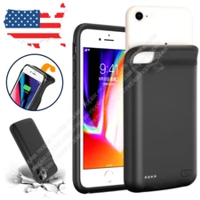 For iPhone 6 7 8 SE External Battery Case Power Bank Charging Cover Fast Charger