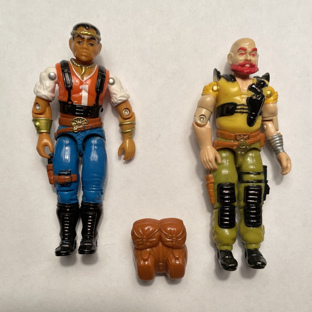 Vtg 1987 GI JOE ARAH Red Dog & Taurus ACTION FIGURE SGT