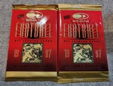 1997 Donruss Football (2) 10 Card Hobby Packs - See checklist with HOFers within