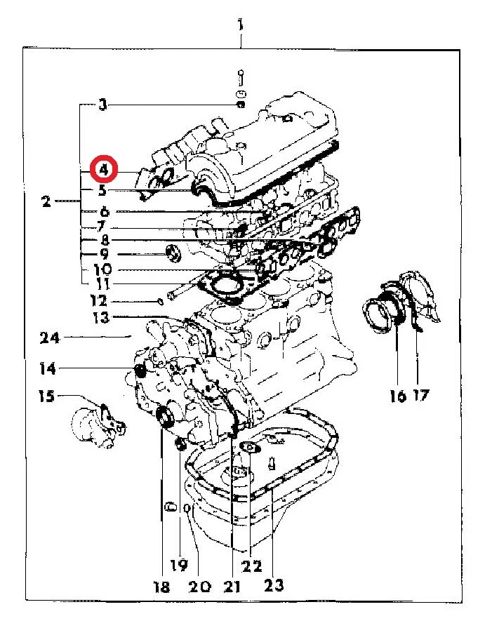 NUEVA JUNTA DE COLECTOR DE ESCAPE MOPAR GENUINA OEM de Mitsubishi MD190962 Foto 2 de 4