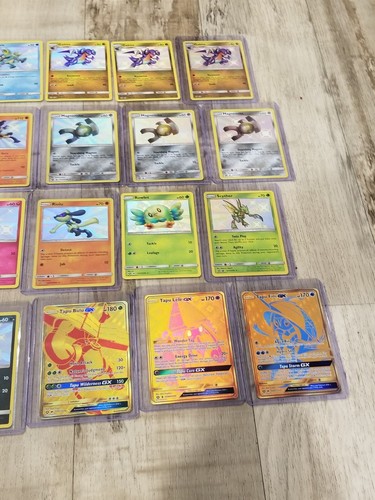Pokemon TCG Hidden Fates Shiny Vault GX Gold Baby Sv Lot Of 44 Eevee Charmander - Picture 5 of 11
