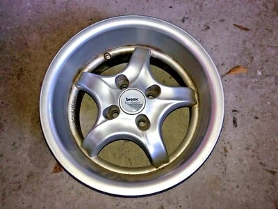 Brock Felge Alufelge Alloy Rim 8x14 ET 25 Lochkreis 4 x 98 B5 814 #4 Fiat 500 - Bild 1 von 4