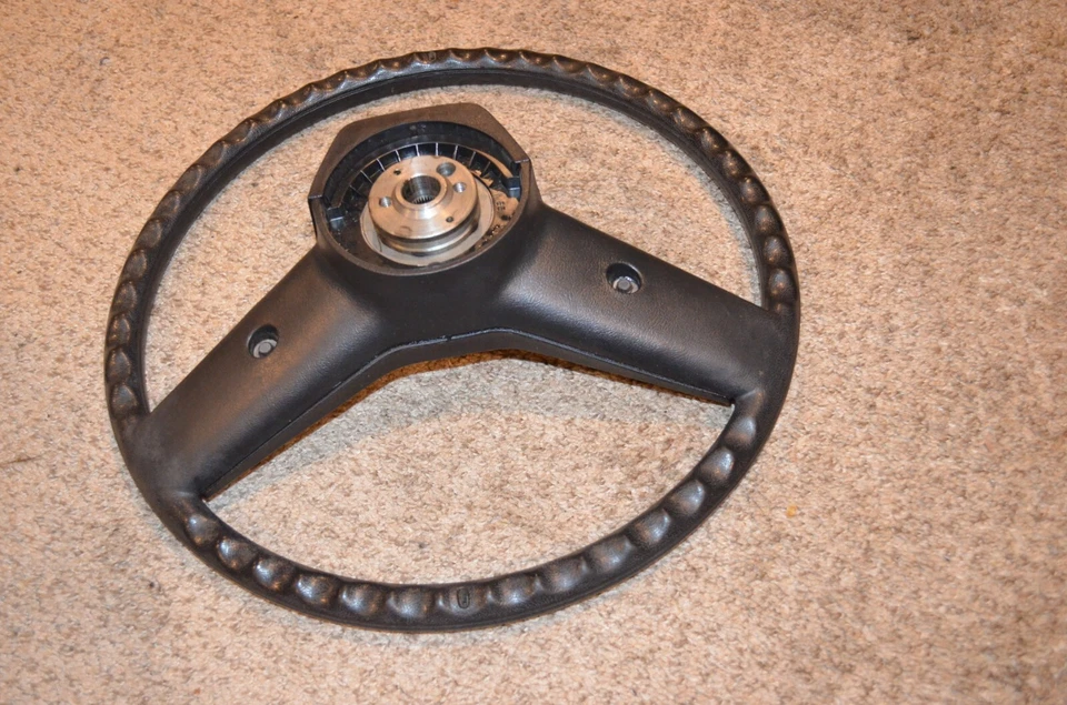 1982-1987 chevrolet van G10 G20 G30 STEERING 2 SPOKE wheel oem horn PAD CHEVY Foto 4 de 4