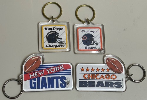 Vintage NFL Keychain Fob Lot of 11. 1990's. Russ Co. Lg. Acrylic Plastic. Mint! - Picture 9 of 9