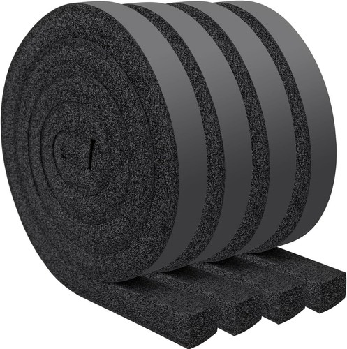 AC Insulation Foam Strip 1x1 Inch 26 Feet No Glue Weather Seal Easy Install - Picture 3 of 9