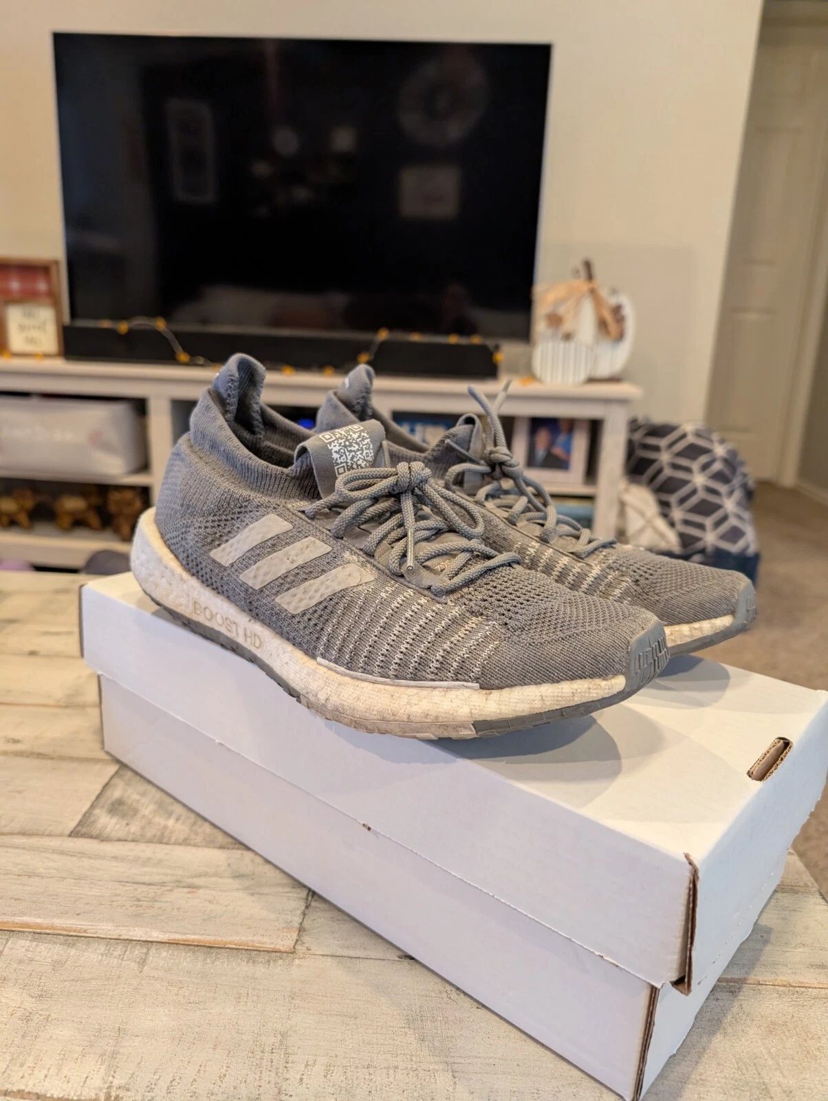 Adidas Pulseboost HD Running Sneakers Scarpe da Ginnastica Uomo Taglia 11 Grigio Antracite