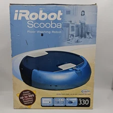 iRobot Scooba 330 Robotic Floor Washing Scrubbing Robot Cleaner