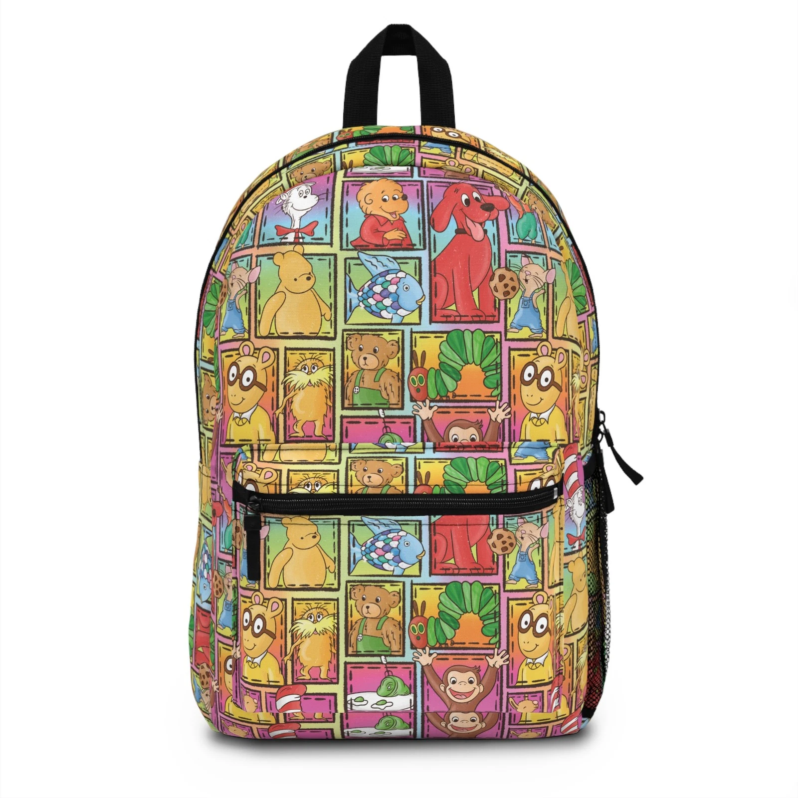 Cartoon Characters Backpack, Backpack for Kids, School Bag