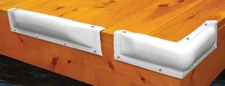 Taylor Made 46082 - Dock Pro™ 18" L White Vinyl Straight Mount Dock Bumper
