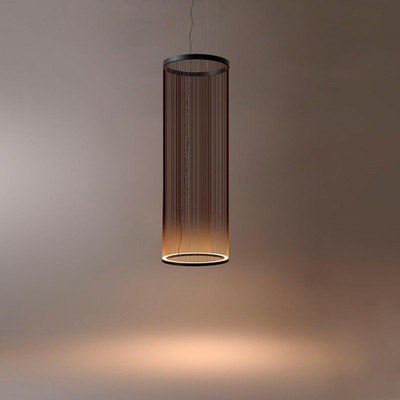 Dimmable 21.6'' Boho Pendant Light - Hand Woven Modern Fixture for Home Decor