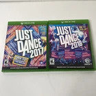 Just Dance 2017 & 2018 Microsoft Xbox One Lot Of 2 Both Tested Working