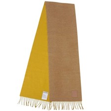 Loewe Wolle Kaschmir Fransen Schal Beige Damen Gebraucht Aus Japan