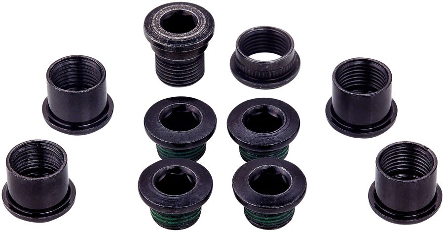 5-Рычажный стальной комплект болтов со скрытым креплением SRAM для 1x дорожных шатунов - черный 5290₽