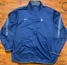 Nike Men's Epic Training Full Zip Jacket 835571-418 Navy Blue Gray SZ 2XL