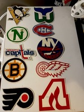 1970S NHL HOCKEY PATCH COLLECTION (12) CRESTS EMBLEMS ATLANTA FLAMES 